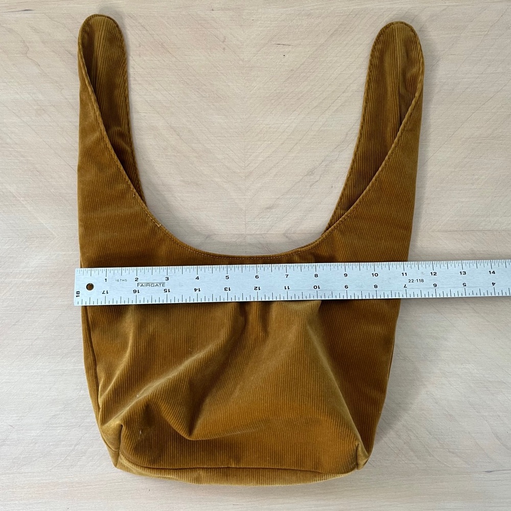 Merit Beauty The Signature Bag Brown Corduroy Knot Makeup Bag - Picture 5 of 6